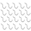 20-piece metal pegboard hook set