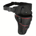 Multi-function drill holster and waist tool pouch