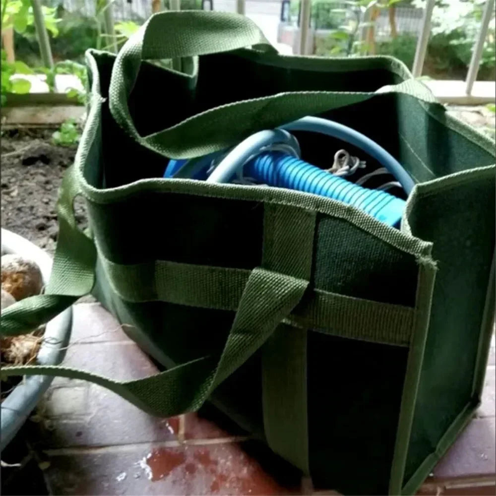 Heavy-duty canvas tool bag organizer