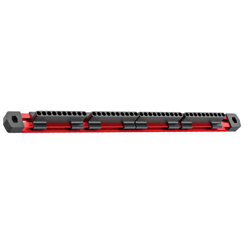 40-hole magnetic aluminum organizer for 1/4 inch hex bits