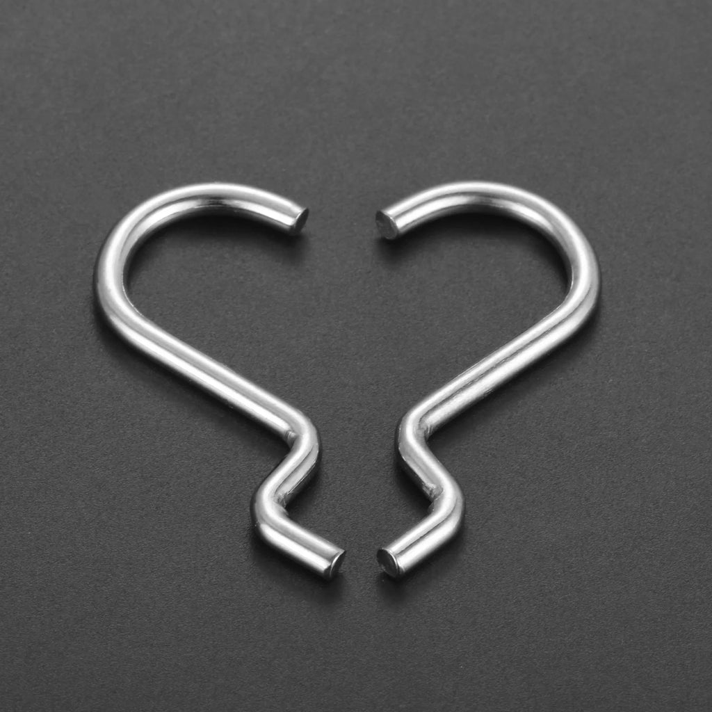 20-piece metal pegboard hook set