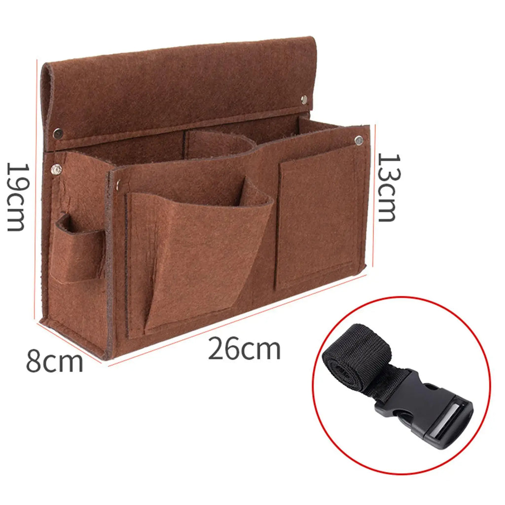 Clip-on belt tool pouch