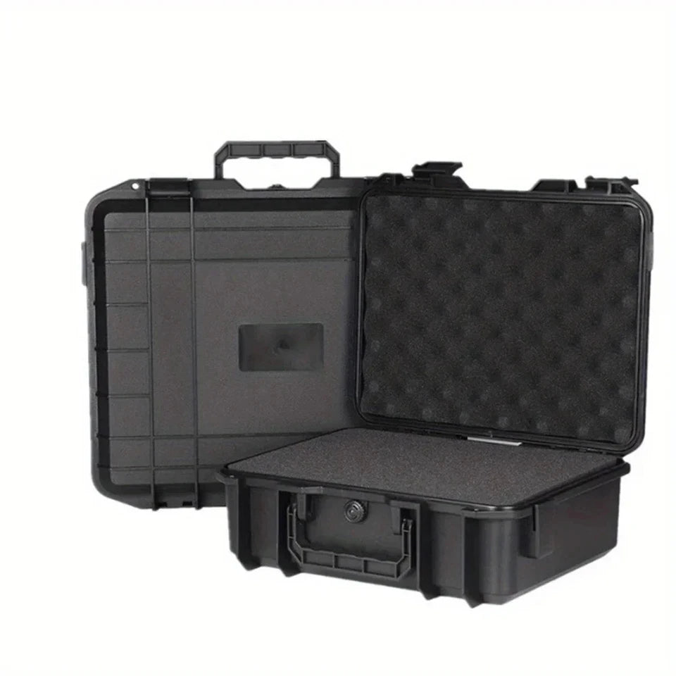 Hard-shell carrying case with pre-cut foam insert