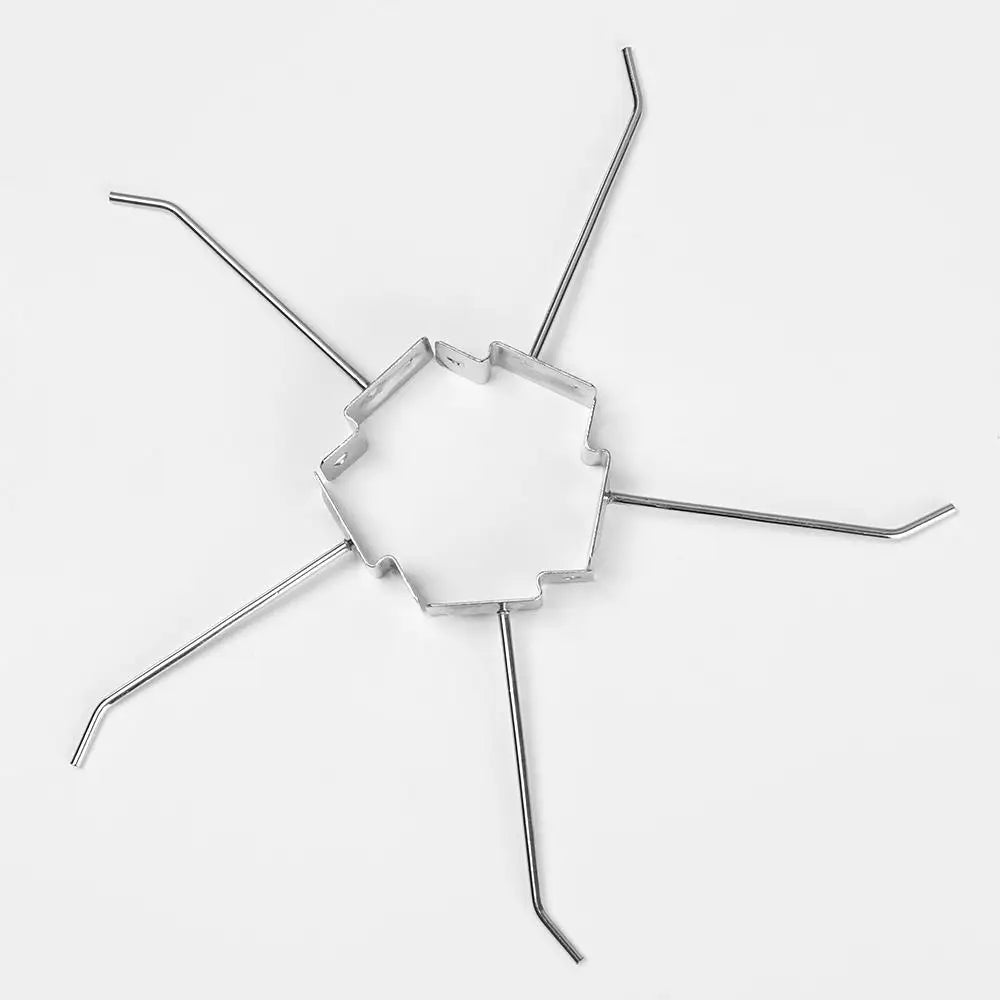 Single-prong pegboard display hooks 5-pack