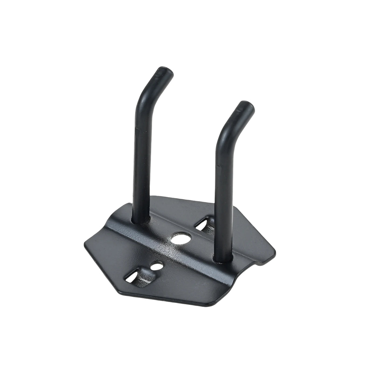 Steel pegboard hook for 10x10mm square holes