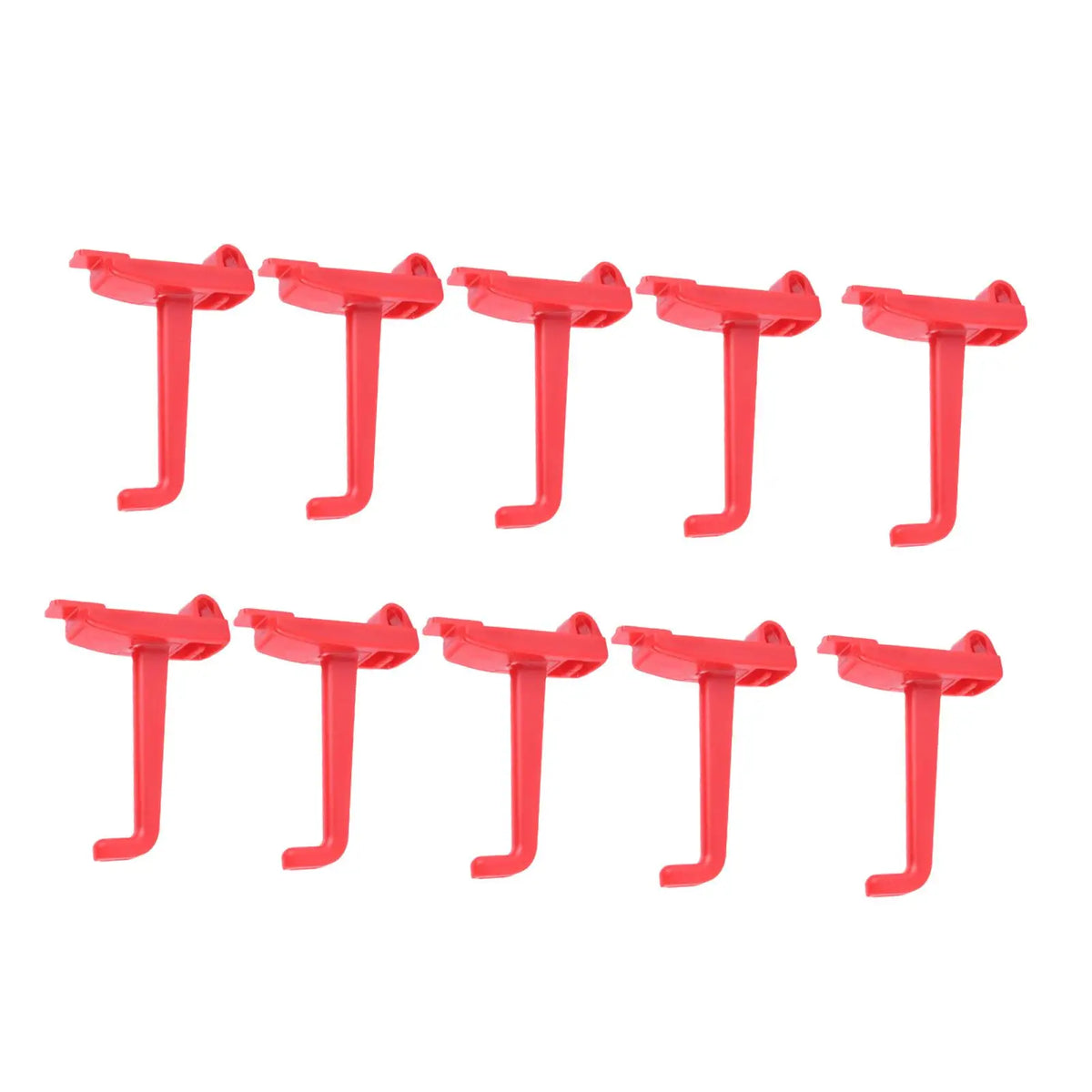 10-piece pegboard hook assortment