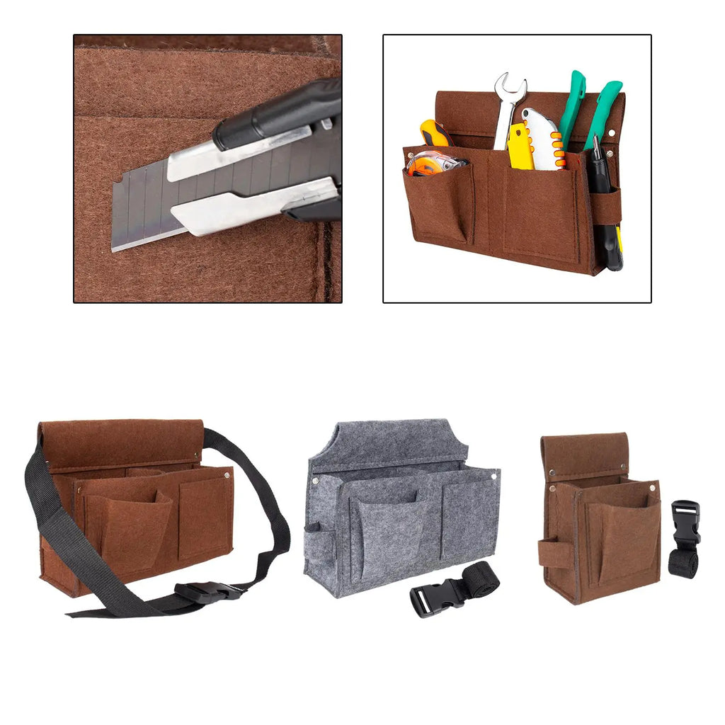 Clip-on belt tool pouch