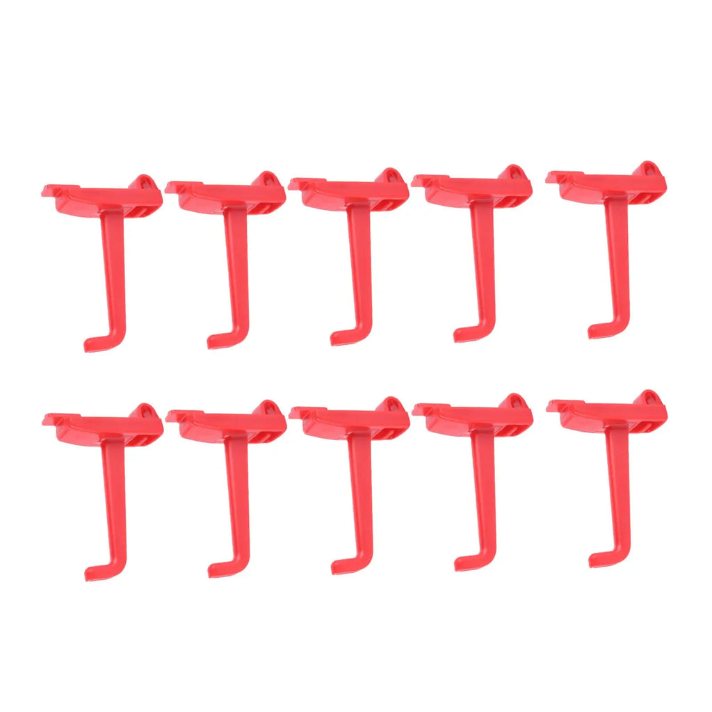 10-piece pegboard hook assortment