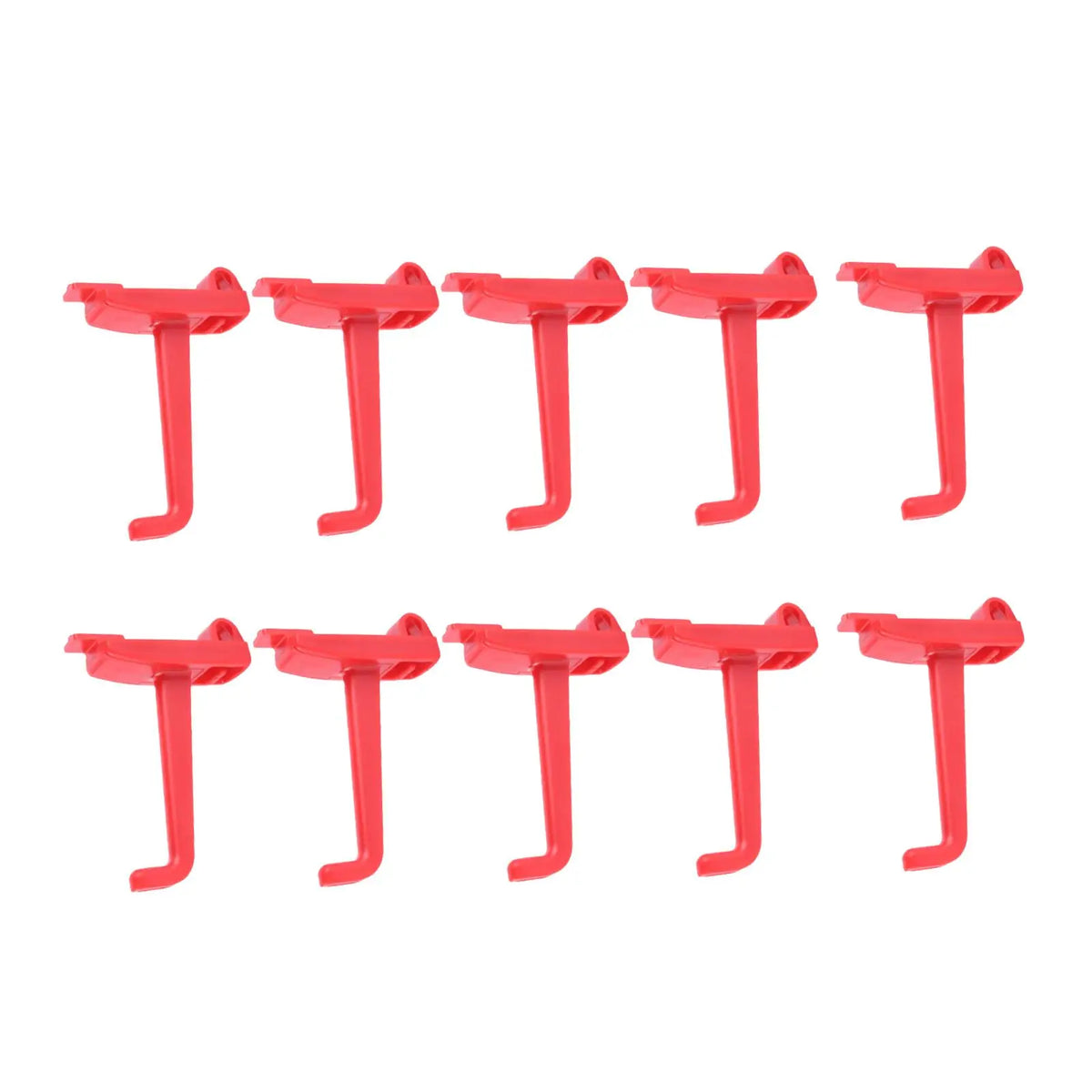 10-piece pegboard hook assortment