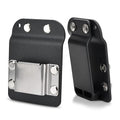 Stainless steel drill belt clip and tape measure holder