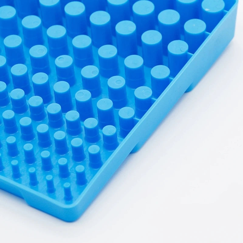 121-hole aluminum drill bit storage case