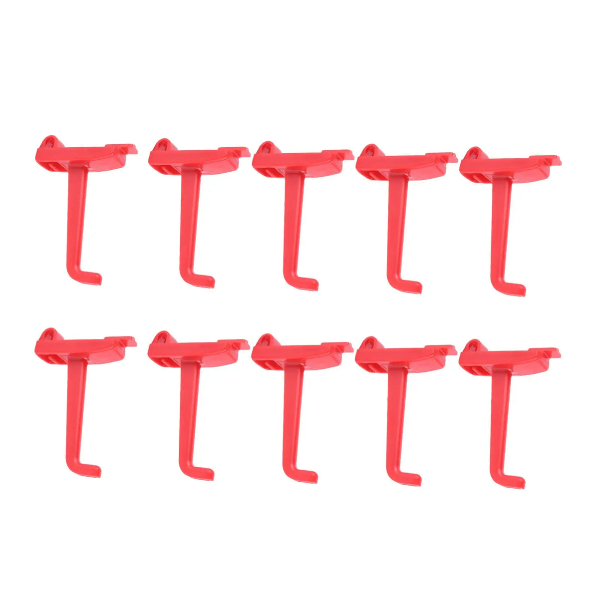 10-piece pegboard hook assortment