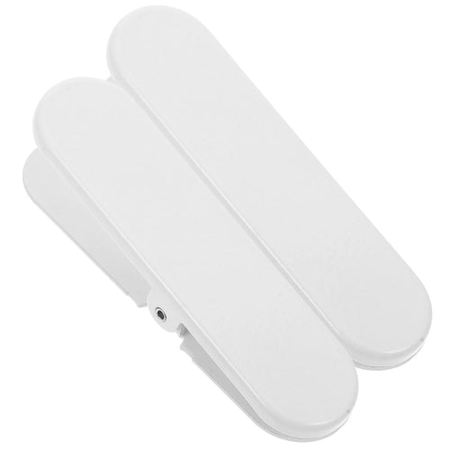 White wall-mount storage clips 2-pack