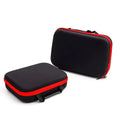 Large waterproof electrician tool bag with red trim