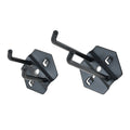 Steel pegboard hook for 10x10mm square holes