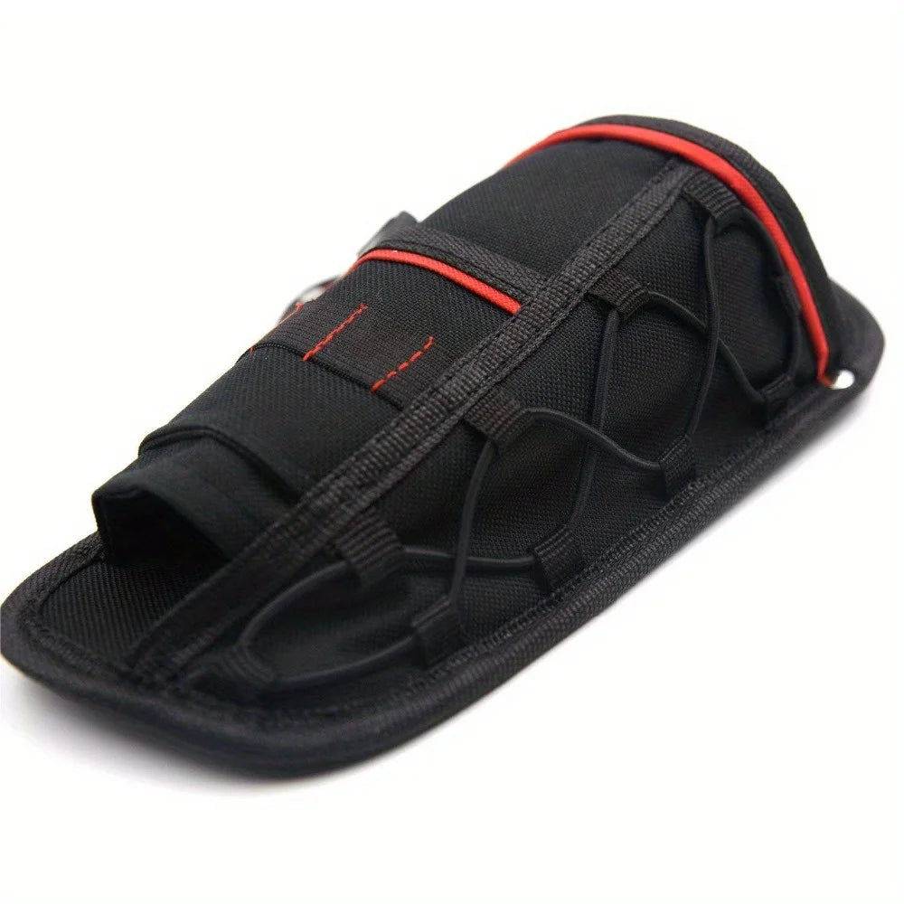 Multi-function drill holster and waist tool pouch
