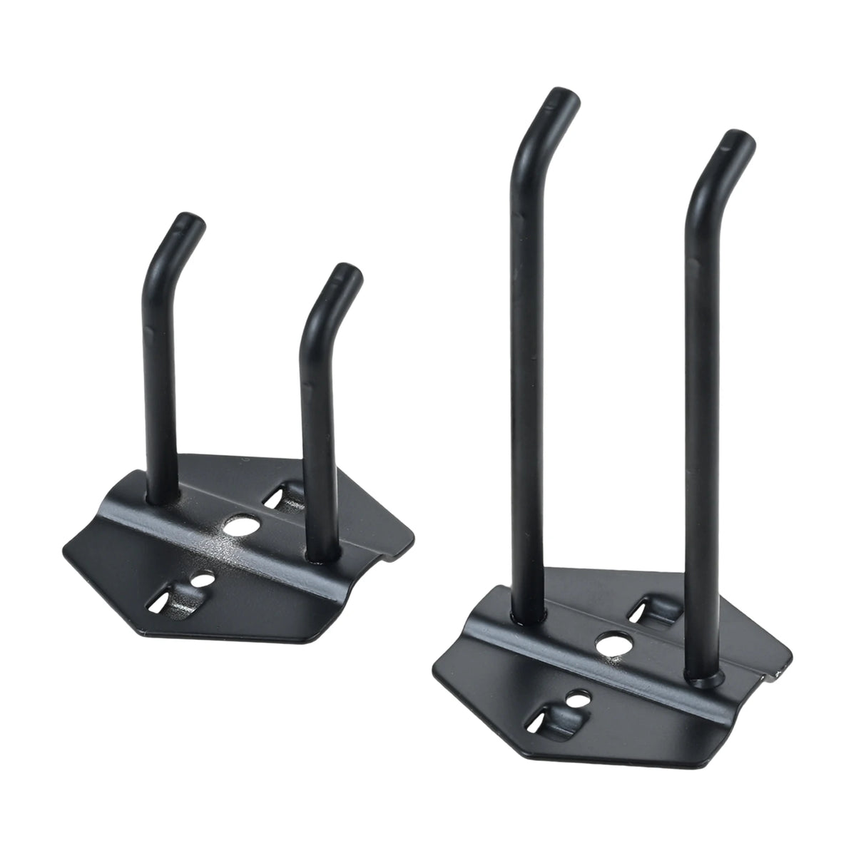 Steel pegboard hook for 10x10mm square holes
