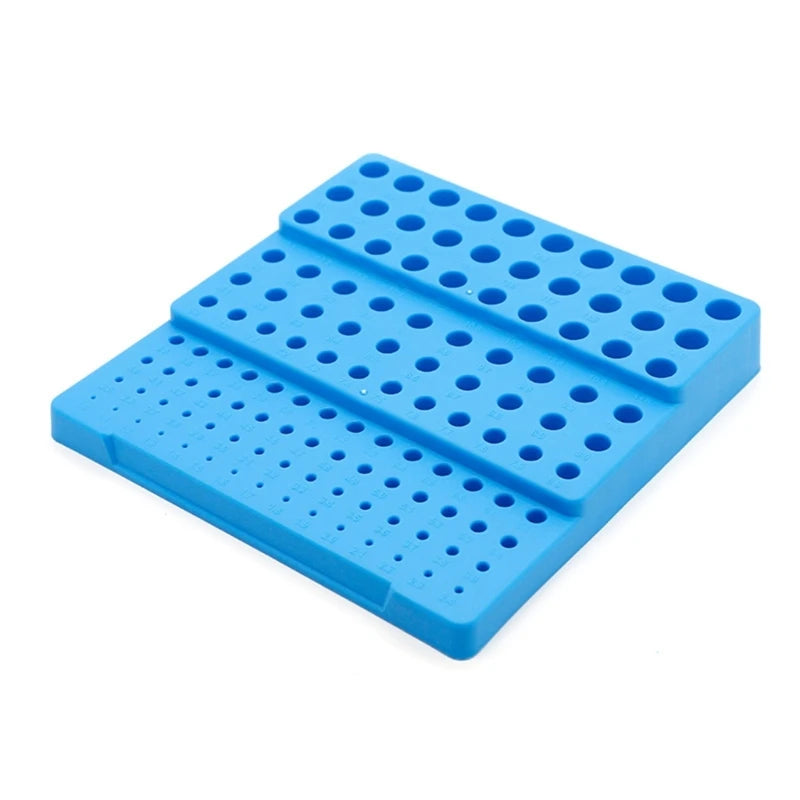 121-hole aluminum drill bit storage case
