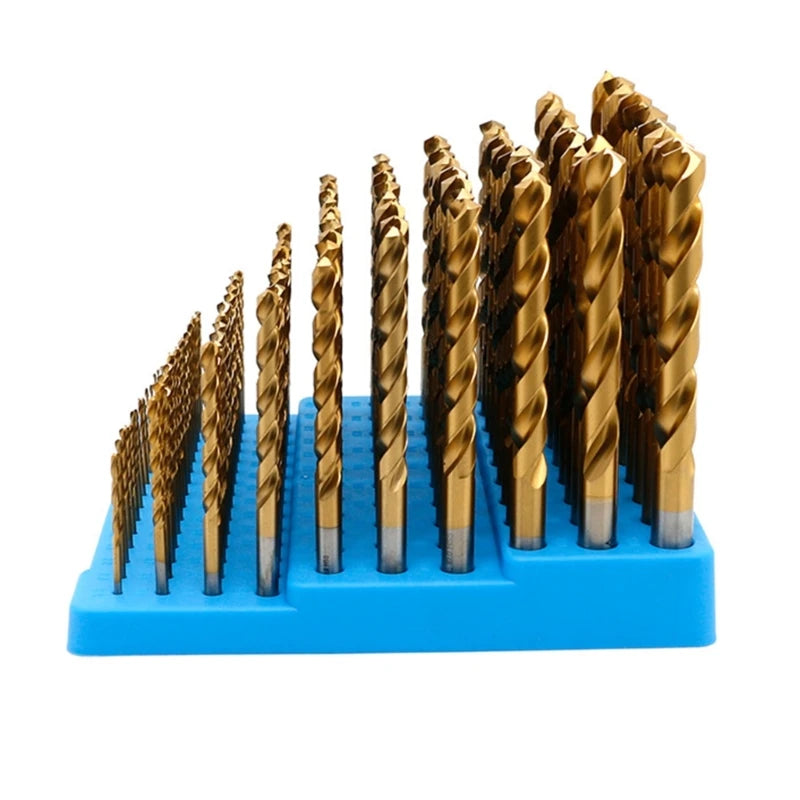 121-hole aluminum drill bit storage case